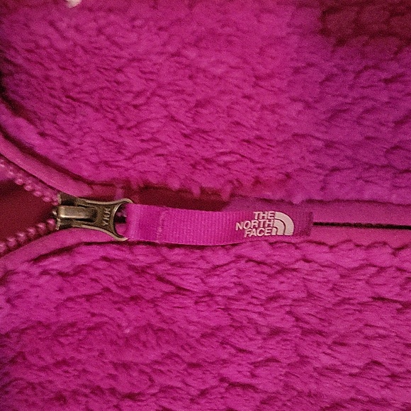 EUC Girl's PurpleThe North Face Fleece Zip-up Jacket - Picture 3 of 5